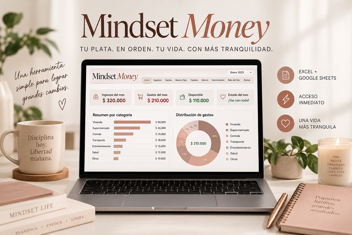 Mindset Money — Organizá, Controlá y Ahorrá